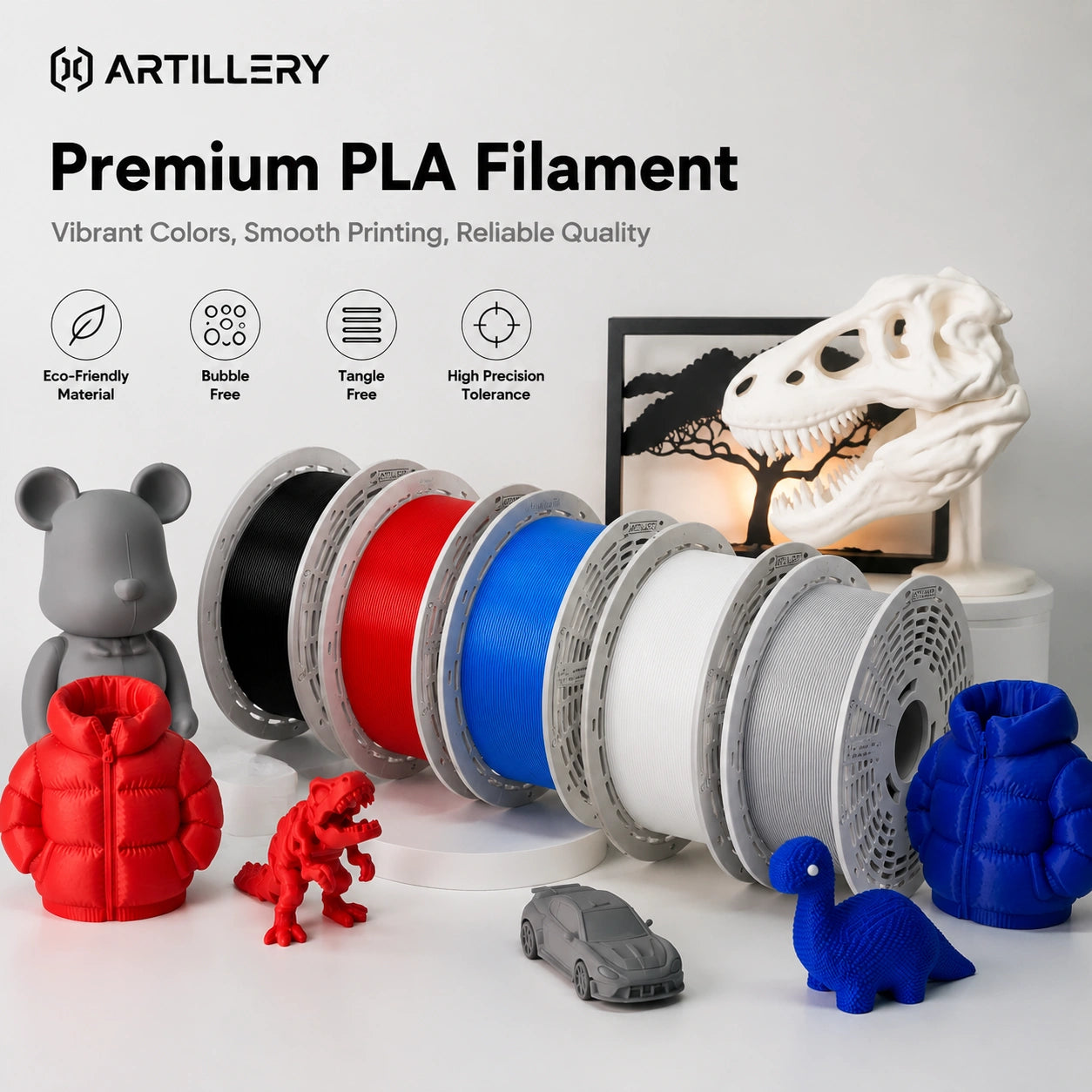 PLA Basic Value Pack 5KG(Free Shipping)
